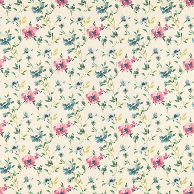 Clarke &amp; Clarke Serena Linen/Forest Linen Fabric