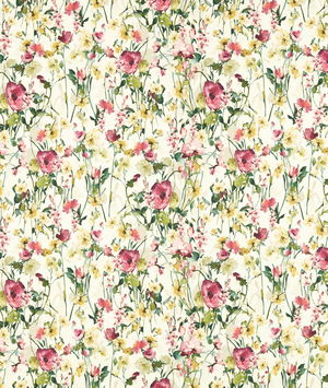 Clarke & Clarke Wild Meadow Ivory Fabric