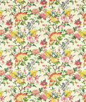 Clarke & Clarke Golden Parrot Ivory Fabric