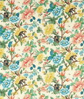 Clarke & Clarke Sapphire Garden Ivory Fabric