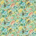 Clarke & Clarke Sapphire Garden Mineral Fabric