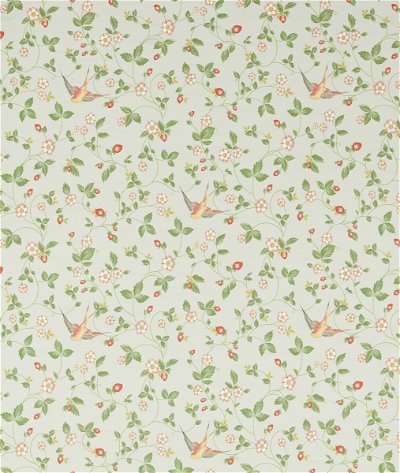 Clarke & Clarke Wild Strawberry Dove Linen Fabric