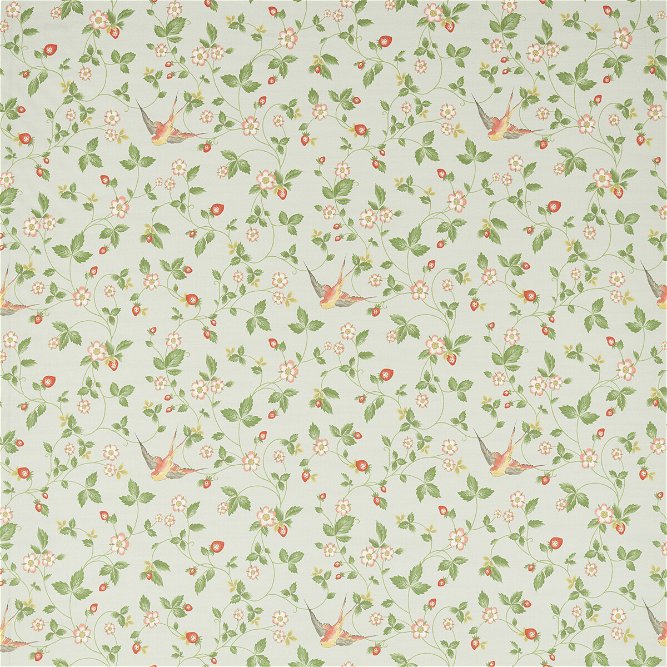 Clarke &amp; Clarke Wild Strawberry Dove Linen Fabric
