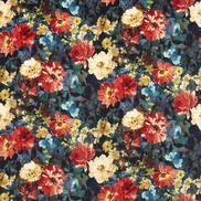 Clarke & Clarke Tahiti Midnight Velvet Fabric