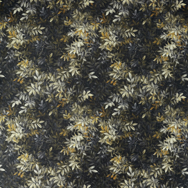 Clarke &amp; Clarke Congo Noir Velvet Fabric