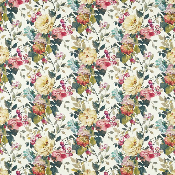 Clarke &amp; Clarke Bloom Multi Fabric