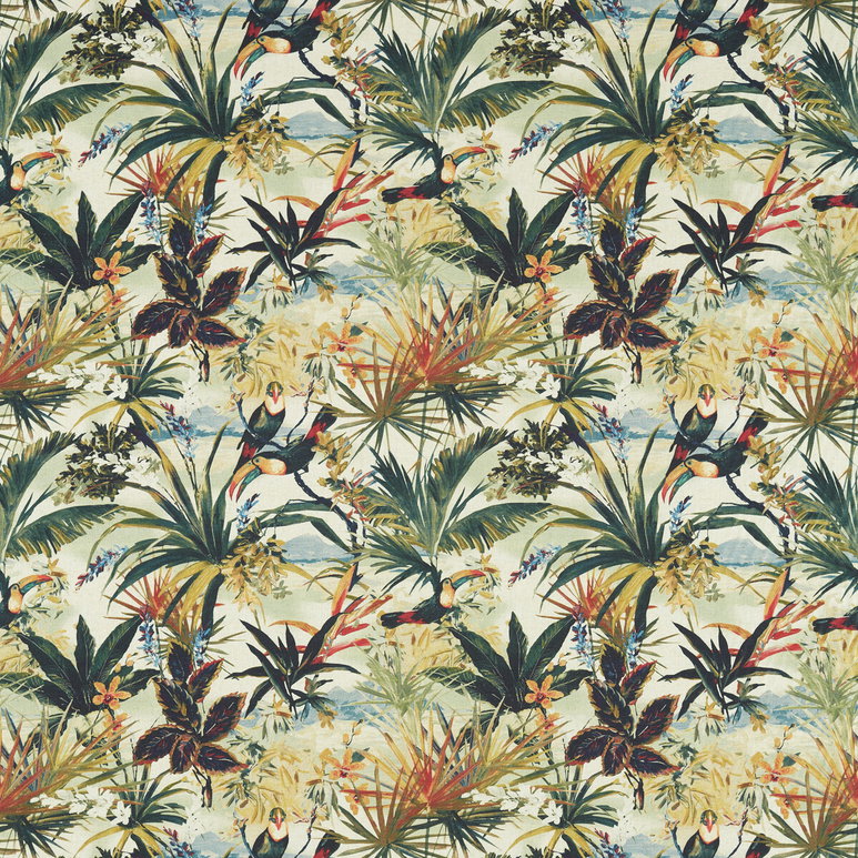 Clarke &amp; Clarke Toucan Antique Fabric