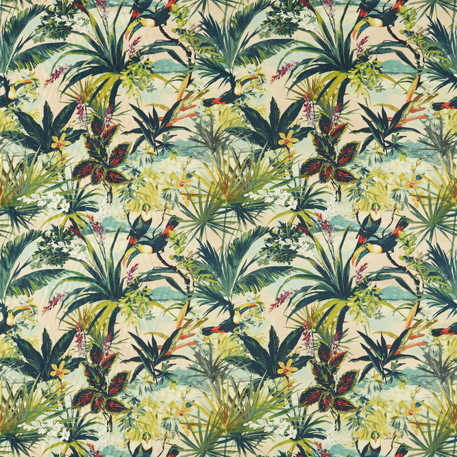 Clarke &amp; Clarke Toucan Blush Fabric