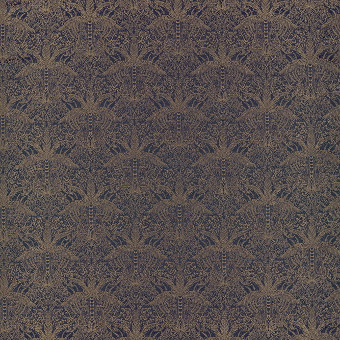 Clarke &amp; Clarke Leopardo Antique/Noir Jacquard Fabric