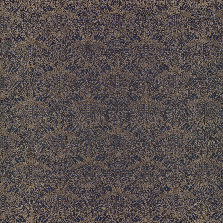Clarke &amp; Clarke Leopardo Antique/Noir Jacquard Fabric