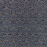 Clarke & Clarke Leopardo Midnight/Copper Jacquard Fabric