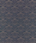 Clarke & Clarke Leopardo Midnight/Copper Jacquard Fabric