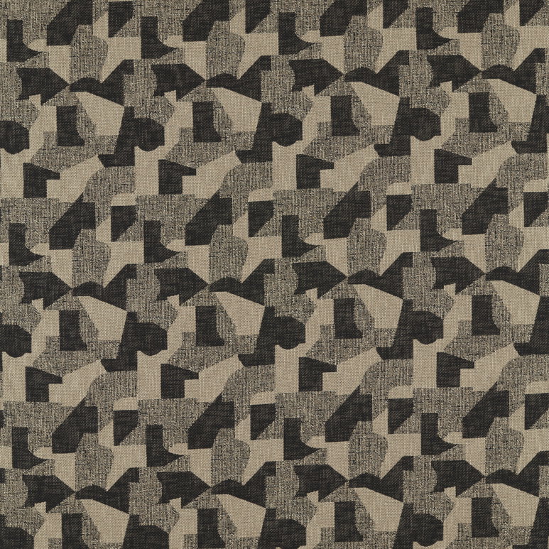 Clarke &amp; Clarke Espen Charcoal/Linen Fabric