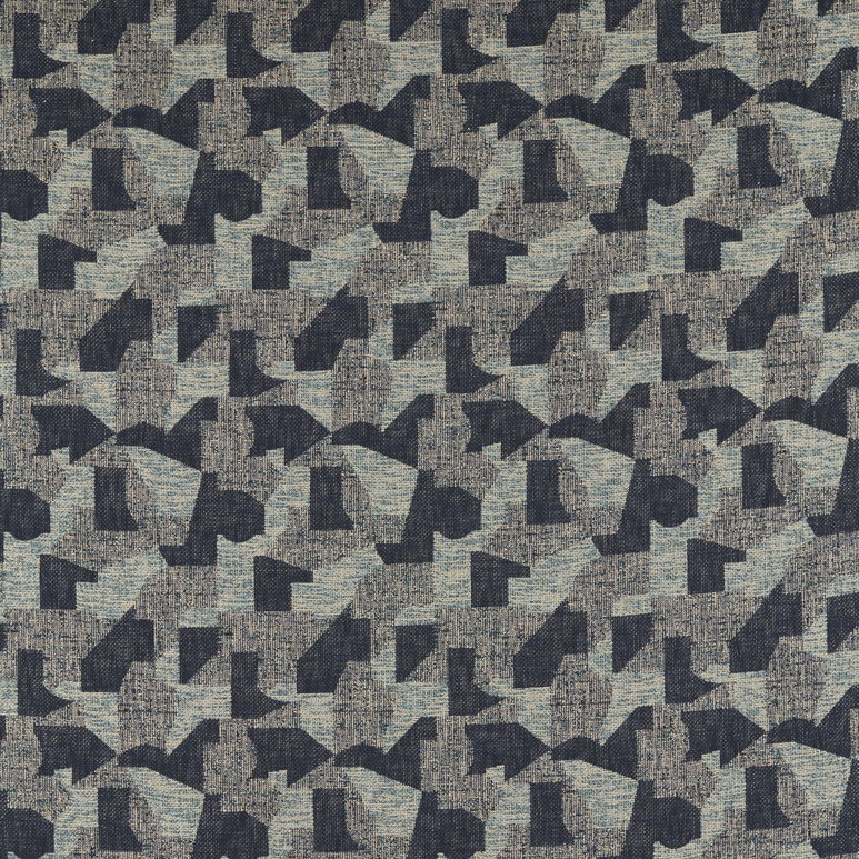 Clarke &amp; Clarke Espen Peacock Fabric
