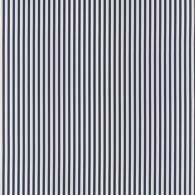 Clarke &amp; Clarke Carousel Coral/Navy Fabric