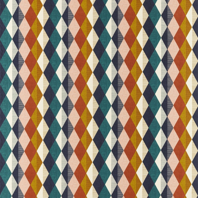 Clarke &amp; Clarke Denver Retro Fabric