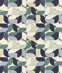 Clarke & Clarke Reno Mineral/Navy Fabric