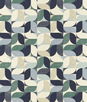 Clarke & Clarke Reno Mineral/Navy Fabric