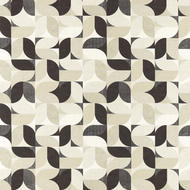 Clarke &amp; Clarke Reno Monochrome Fabric