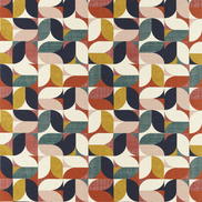 Clarke & Clarke Reno Retro Fabric