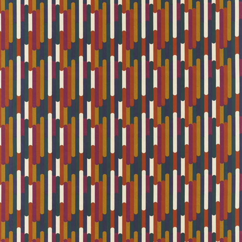 Clarke &amp; Clarke Seattle Retro Fabric