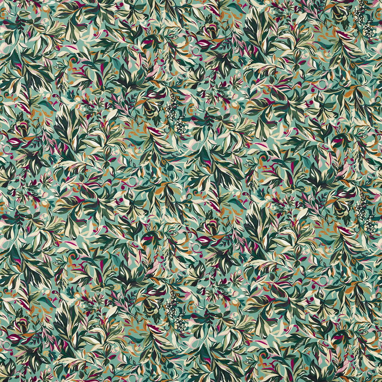 Clarke &amp; Clarke Ashbrook Velvet Eau De Nil Fabric