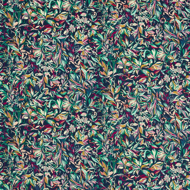 Clarke &amp; Clarke Ashbrook Velvet Midnight Fabric