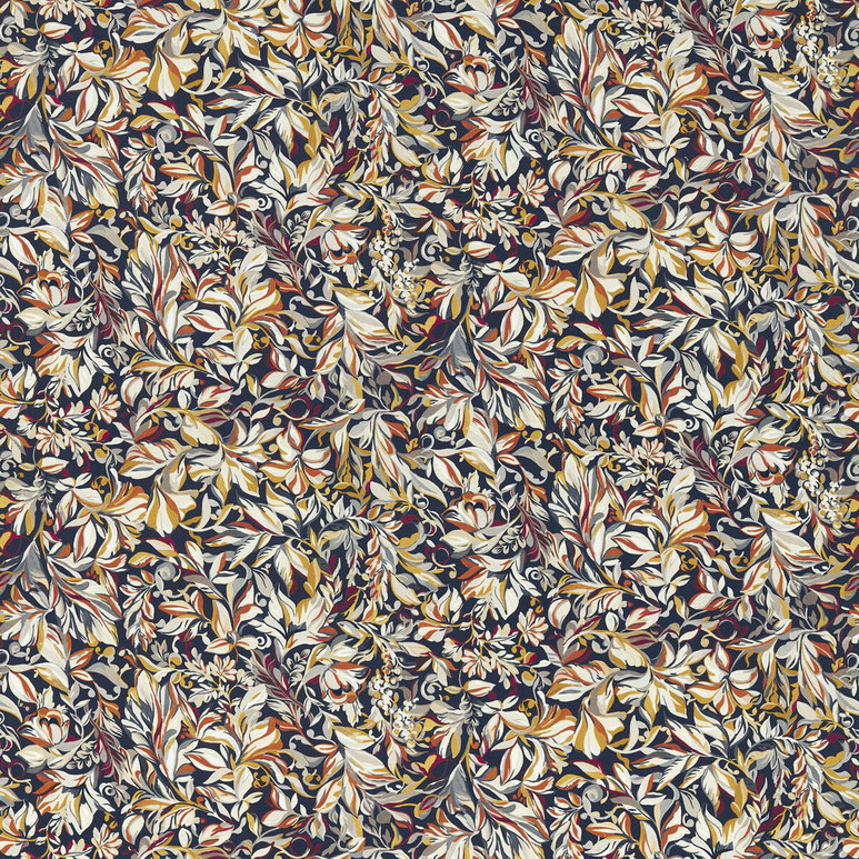 Clarke &amp; Clarke Ashbrook Velvet Noir Fabric