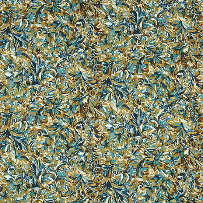 Clarke &amp; Clarke Ashbrook Velvet Ochre Fabric