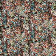 Clarke & Clarke Aubrey Velvet Midnight/Spice Fabric