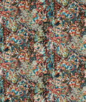 Clarke & Clarke Aubrey Velvet Midnight/Spice Fabric