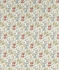 Clarke & Clarke Elmsdale Jacquard Forest/Linen Fabric