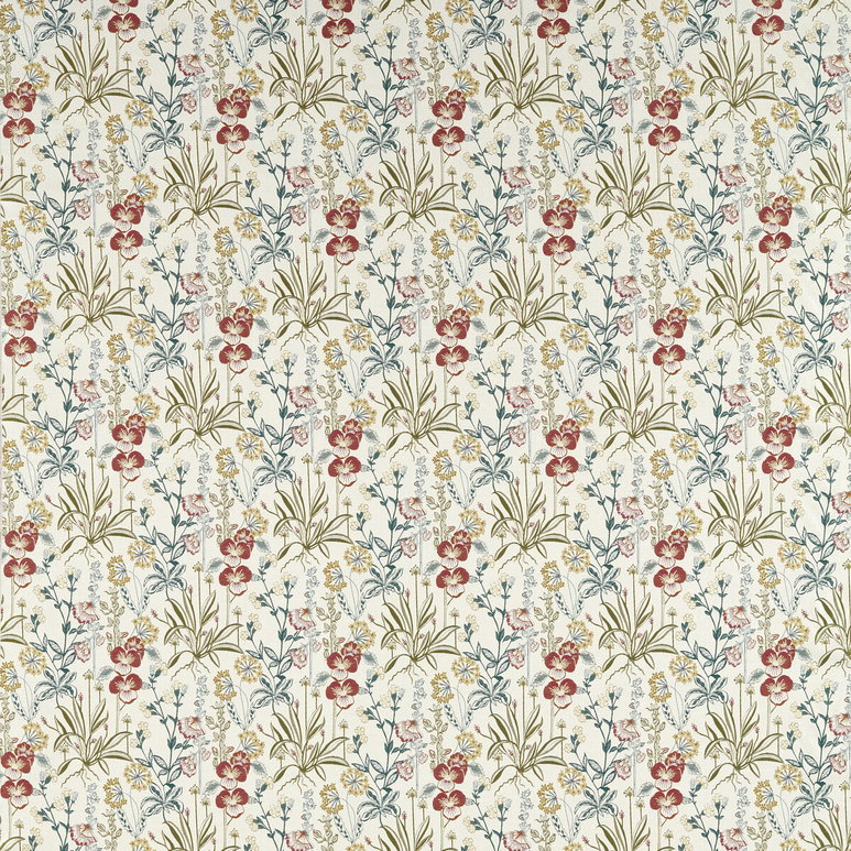 Clarke &amp; Clarke Elmsdale Jacquard Forest/Linen Fabric