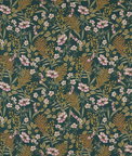 Clarke & Clarke Hazelbury Linen Forest Fabric
