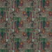 Clarke & Clarke Hillcrest Velvet Forest/Raspberry Fabric