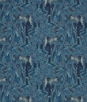Clarke & Clarke Hillcrest Velvet Midnight Fabric