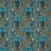 Clarke & Clarke Hillcrest Velvet Teal/Spice Fabric