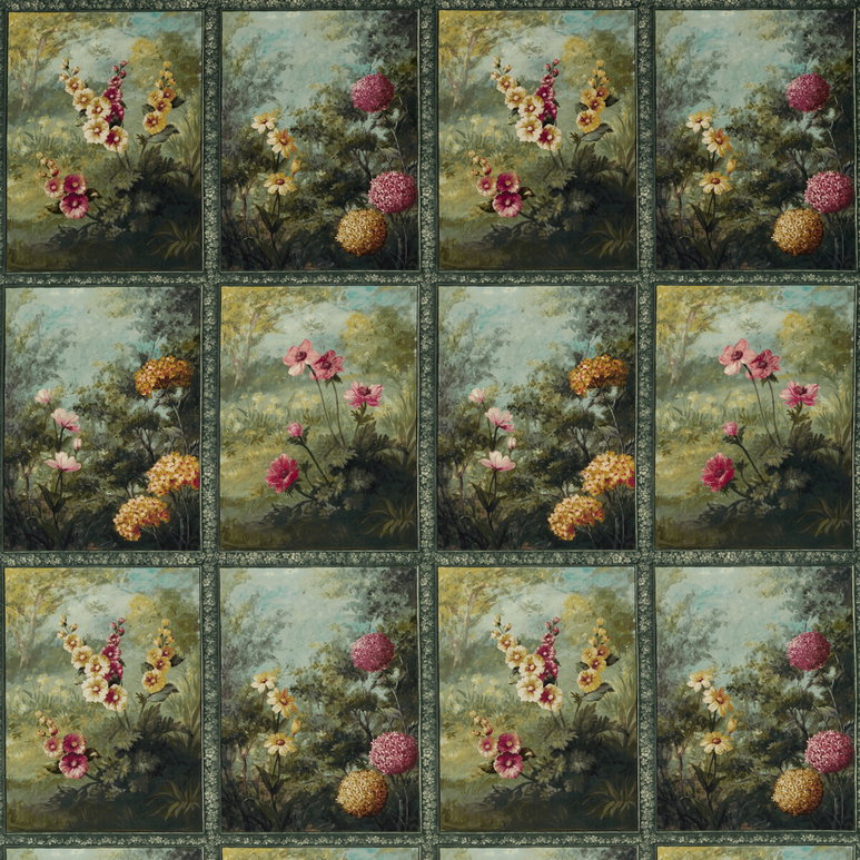 Clarke &amp; Clarke Artus Forest Velvet Fabric