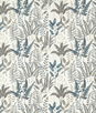 Clarke & Clarke Bracken Denim Emb Fabric