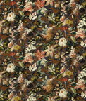 Clarke & Clarke Lilum Russet Noir Velvet Fabric