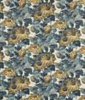 Clarke & Clarke Sunforest Denim Linen Fabric
