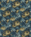 Clarke & Clarke Sunforest Denim Velvet Fabric