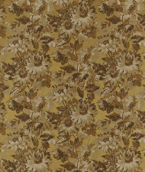 Clarke & Clarke Sunforest Ochre Jacquard Fabric