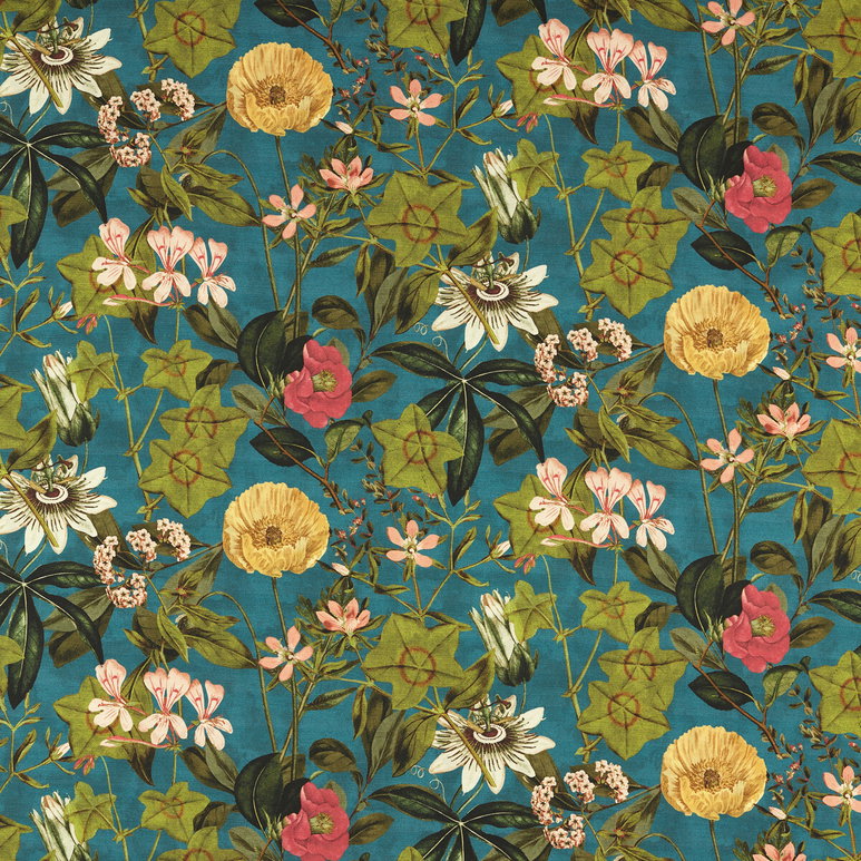Clarke &amp; Clarke Passiflora Outdoor King Fabric