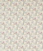 Clarke & Clarke Golden Lily Dove/Plum Fabric