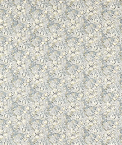 Clarke & Clarke Golden Lily Slate/Dove Fabric