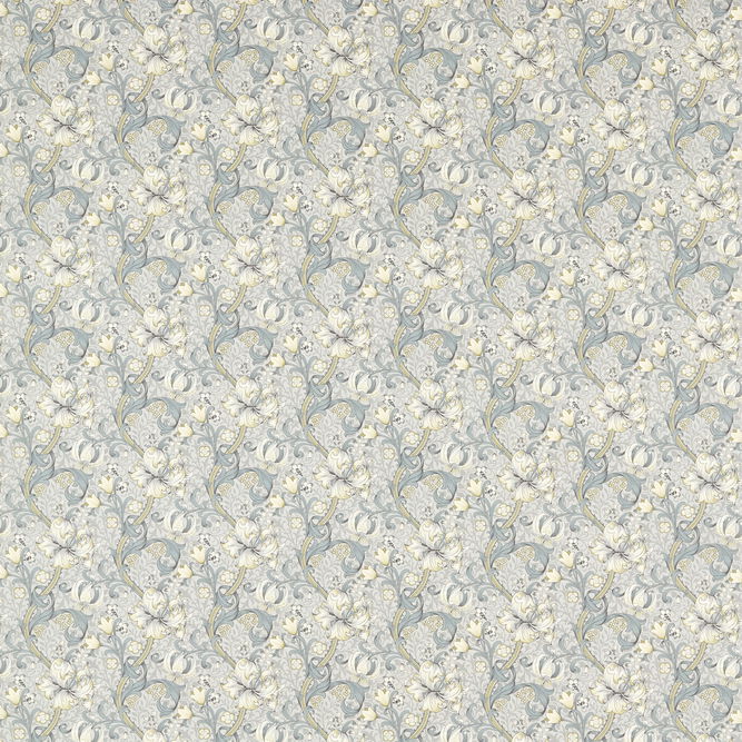 Clarke &amp; Clarke Golden Lily Slate/Dove Fabric