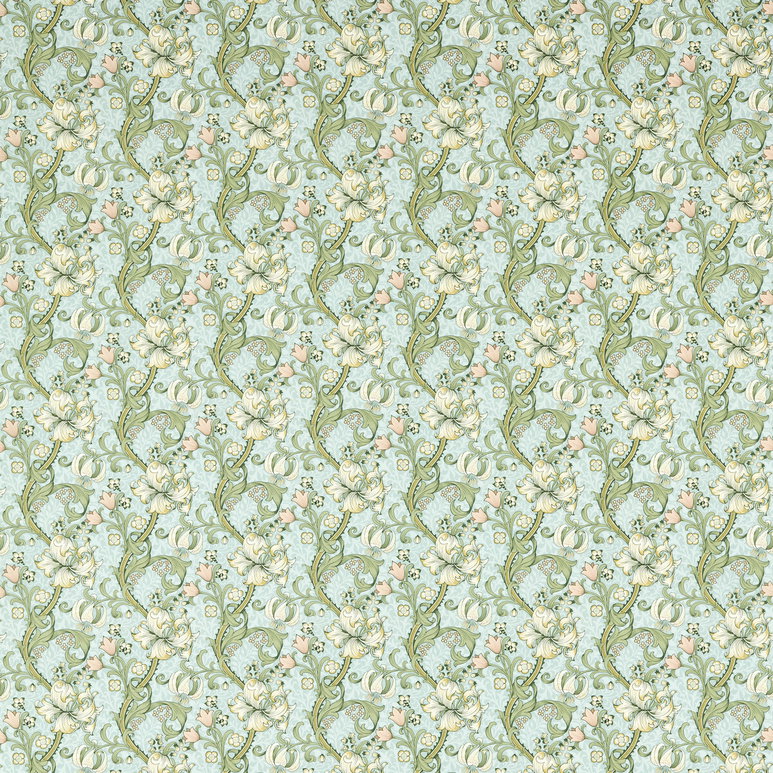 Clarke &amp; Clarke Golden Lily Apple/Blush Fabric