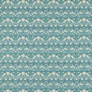 Clarke & Clarke Strawberry Thief Teal Fabric