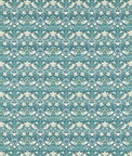 Clarke & Clarke Strawberry Thief Teal Fabric